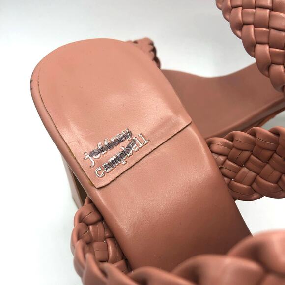 Jeffrey Campbell Delicacy Heel Sandals in Peach Size US 10 - Picture 7 of 9